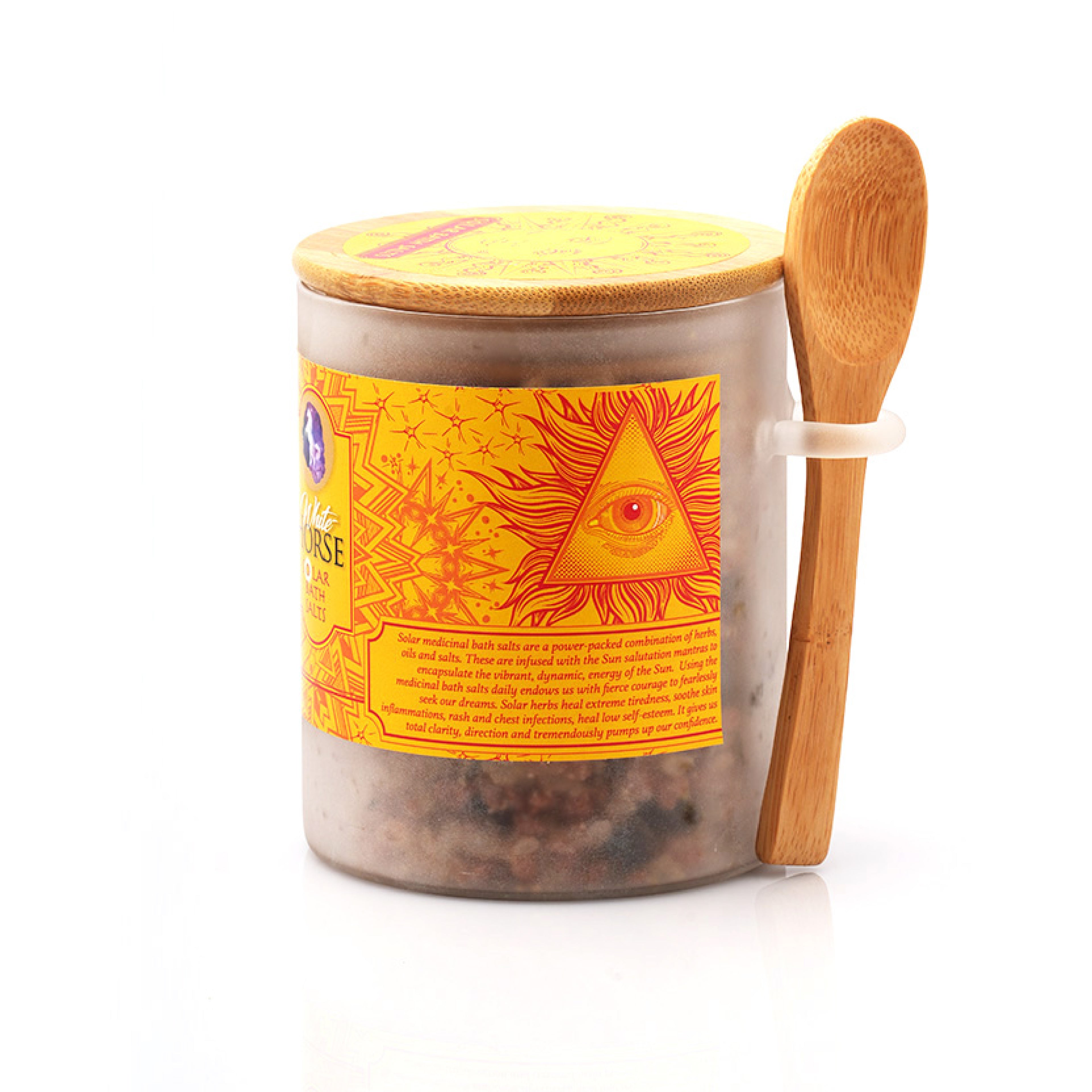 SOLAR BATH SALTS - White Horse Blessing