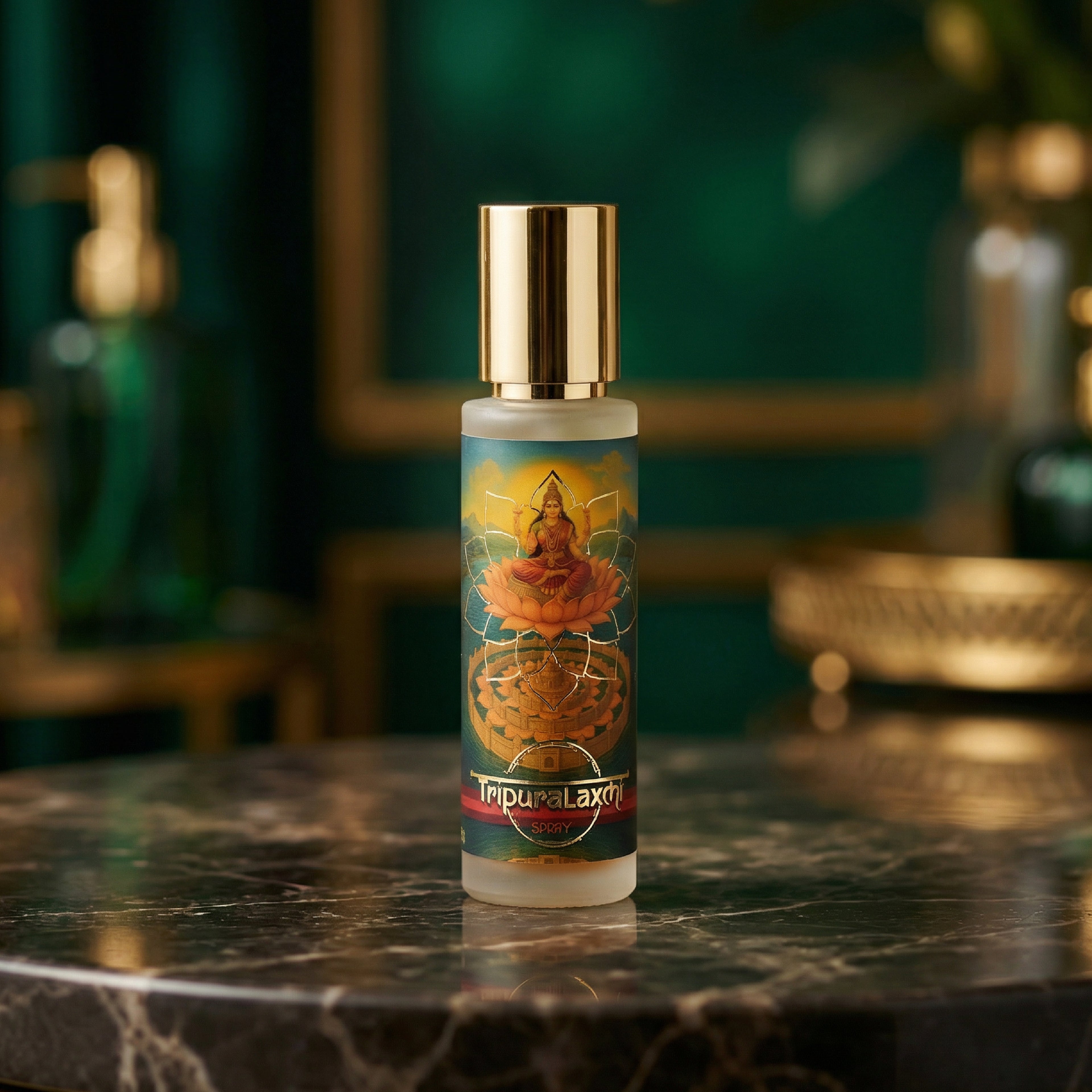 TRIPURA LAXMI SPRAY - White Horse Blessing